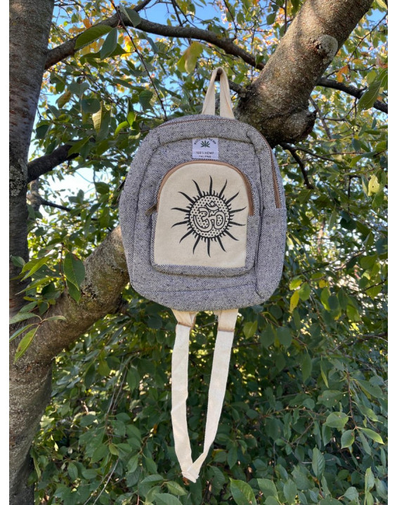 Ethno batoh z konope - OM malý